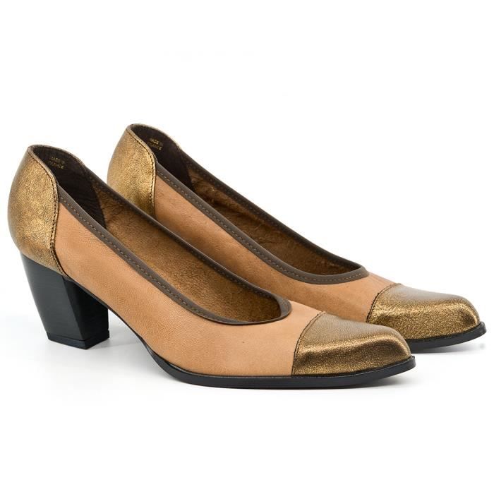 Chaussure femme talon large store
