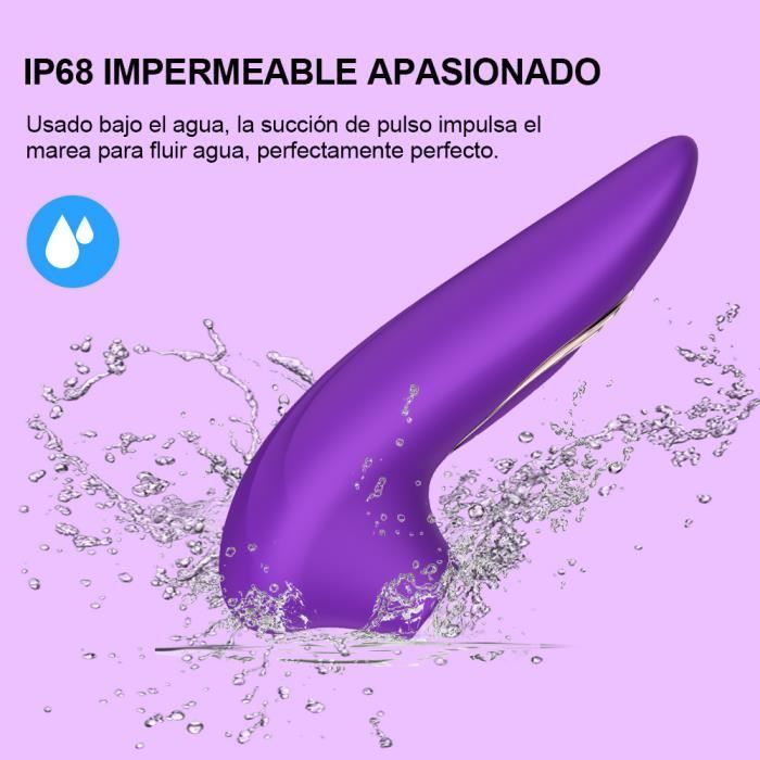 Vibromasseur de langue de succion de clitoris injuste pour les femmes, 10  modes de vibration, masseur clitoridien NUDE WITH BOX