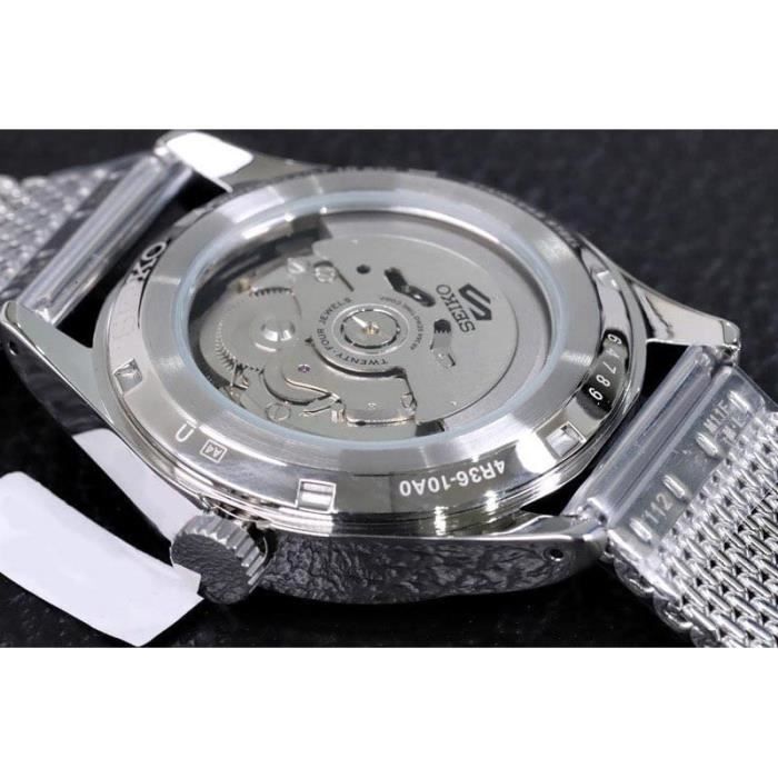 Seiko Flieger SRPH23K1 Montre militaire automatique avec cadran