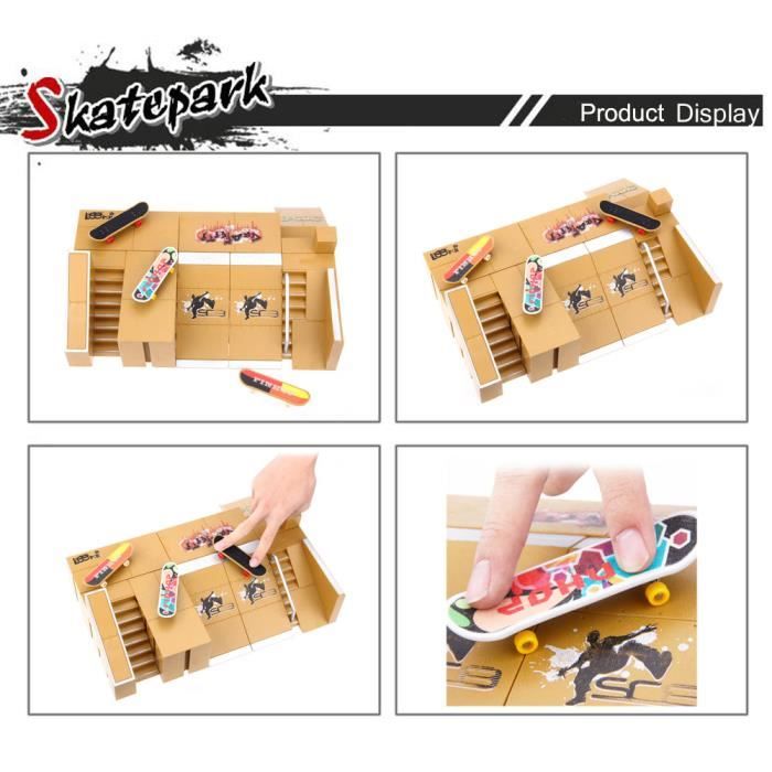 Rampes de Skatepark - SWAREY - Kit Rampe de Touche avec Planche de Rampes de Skatepark - SWAREY - Kit Rampe de Touche avec Planche de
