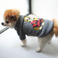 14-XS 1-1.5kg -Mignon chien à capuche chien vêtements pour chiens manteau veste laine Ropa Perro bouledogue français vêtements pour-3