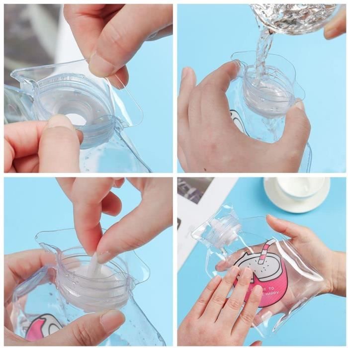 Mini bouillotte coréenne transparente portable avec injection deau (cactus)  - Cdiscount Santé - Mieux vivre