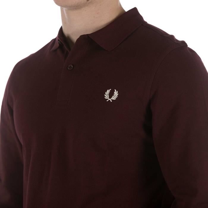 Polo fred perry bordeaux clearance