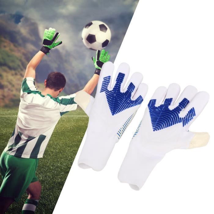 gants de football Gants de Gardien de Football pour Hommes Femmes Latex  Nylon Antidérapant Respirant Protection des Doigts-CHN
