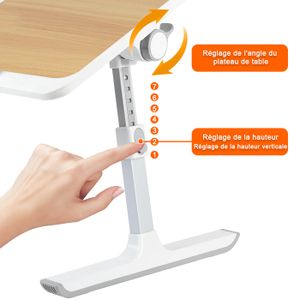 Table Pliante Pour Ordinateur Portable Sur Lit Ou Canapé - Ergonomique, Confortable, Portable, Stable