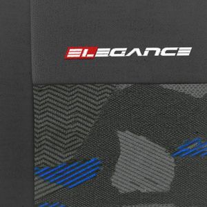 Mossa Housses De Siège Adaptées Pour Dacia Logan I, II, III ( 2004- ) - Housse Siege Voiture Universelles - Couverture Siege - S-BL