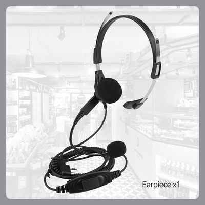 Retevis Écouteur Radio Bidirectionnel Avec Micro, Casque Pour Talkie-Walkie à 2 Broches, Casque Antibruit avec Micro PTT Compatible avec Baofeng UV-5R Retevis RT24 RT27 RT668 RT622 (2 pièces Retevis Écouteur Radio Bidirectionnel Avec Micro, Casque Pour Talkie-Walkie à 2 Broches, Casque Antibruit avec Micro PTT Compatible avec Baofeng UV-5R Retevis RT24 RT27 RT668 RT622 (2 pièces