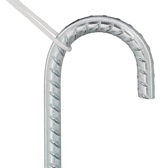 Lot De 12 Piquets De Tente Relaxdays, Acier Inoxydable, 20 Cm, Pour Sols Durs Et Rocailleux, Camping