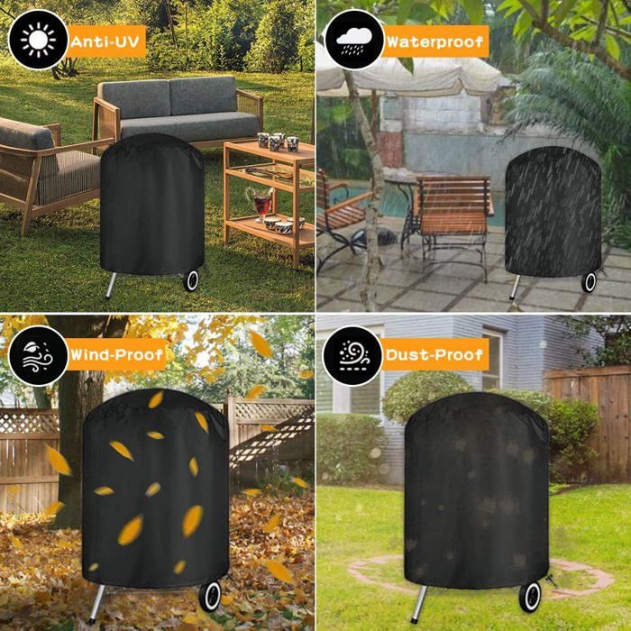 Premium   Housse De Protection Pour Barbecue à Gaz Weber Char Broil Campingaz Etc   Résistant