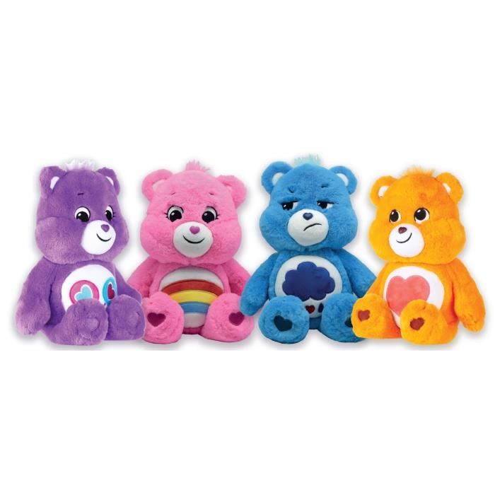 Bisounours Peluche Violette 30 cm Cdiscount Jeux Jouets