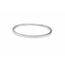 BC2697F Bracelet Jonc Fin Acier Argenté avec Message Je suis parfaitement i...