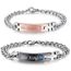 TRES BEAU BRACELET GOURMETTE HOMME ACIER ARGENTE OU DORE TOUT A 5,99 NEUF