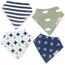 Lot de 6 Lavable en Machine Blanc Nouveau-n/é Bavoirs Bandana de Premi/ère Qualit/é pour B/éb/és Filles et Gar/çons Bavoirs Baves Super Doux et Absorbant 100/% Coton Fermeture Scratch