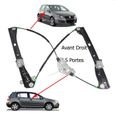 Mécanisme de Lève vitre pour Volkswagen Golf V et Jetta III (5 portes) 2003 à 2009 - AVANT DROIT (côté passager)-0
