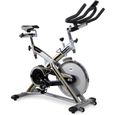 Vélo Biking BH FITNESS MKT JET BIKE PRO - Volant Inertie 20 kg - Courroie poly-V - Gris, noir et jaune-0