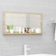 2815[LIFE]Miroir de salle de bain Chêne sonoma 80x10|5x37 cm Aggloméré MEUBLE FR Octobre Fou-0