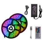 ZHOUXI 10m LED Ruban,Bande lumineuse ,5050 RGB 300 leds IP65 Étanche - Avec Télécommande à IR 44 Touches et Contrôlé par APP du