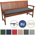 BEAUTISSU HOME STYLE Beautissu Coussin Banc Banquette Loft BK 120x48x5 cm - Gris graphite - Jardin Terrasse Balcon Extérieur (Banc non inclus)
