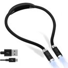 ROSEDOES Lampe de Lecture LED Rechargeable Lampe de Nuit autour de Cou Mains Libres avec 6 Niveaux de Luminosité Réglable- Câble USB Inclus