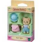 SYLVANIAN FAMILIES - Bébé Ours - Mini-univers - Mixte - Avec Chapeau et Sac