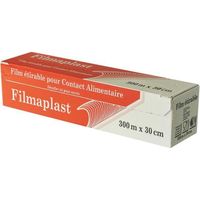 Film alimentaire étirable en boîte distributrice (30 cm x 300 m)