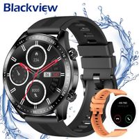 Blackview Montre Connectée Homme Appel Bluetooth Smartwatch d'Affaires Décontractée Sportif 1.39' HD Étanche Poussière Android IOS