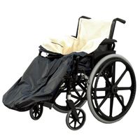 BRAMBLE Couvre-jambes imperméables doublés en polaire pour fauteuil roulant avec poche intérieure – Couverture pour fauteuil roulant