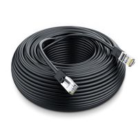 Ototon® 100M Câble Ethernet RJ45 Réseau d'Utilisation Extérieure Bobine Imperméable CAT6 AWG24 UTP RJ45 Internet Haut Débit - 100M