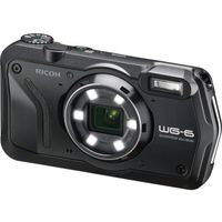 Appareil photo Compact outdoor RICOH WG6 - 20 MP - Vidéo 4K - Étanche - Résistant aux chocs - GPS - Noir