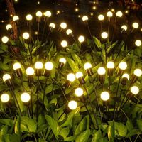  Lampes Solaires Lucioles - TYRESES - IP65 Étanch - 10 LED * 4pcs Lumière Décoration Jardin -- VALUESELLER