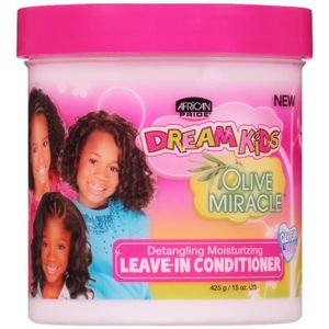 APRÈS-SHAMPOING LEAVE-IN DÉMÊLANT OLIVE MIRACLE KIDS 425G AFRICAN 