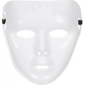 Masque de visage blanc satiné - HORRORSHOP - Masque vénitien peint pour  lui-même - Cdiscount Jeux - Jouets