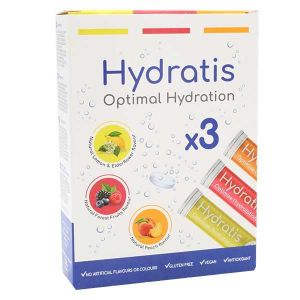 PRODUITS D'ENDURANCE Hydratis Coffret Solution d'Hydratation Trois Saveurs 228g