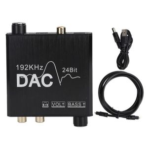 Achetez USB 192KHz 24 Bits Numérique à Analogique Convertisseur Audio  Optique Toslink Coaxial RCA 3.5 mm Jack Dac Adaptateur de Chine