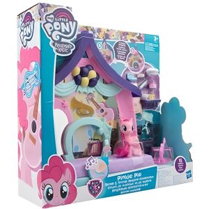 FIGURINE - PERSONNAGE Hasbro My Little Pony Pinkie Pie Cours de musique et de cuisine, figurine play set, maison poupée jouet jeux