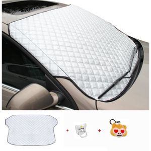 Couverture Pare-Brise Voiture-support magnétique pare-soleil de voiture- couverture de miroir-pour Anti Givre,Neige,Glace,UV-253x117c - Cdiscount  Auto