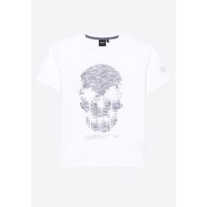 T-shirt tête de mort Homme BILKI Blanc - Cdiscount Prêt-à-Porter