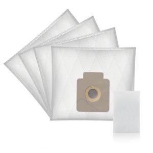 10 sacs pour aspirateur adapté pour Hanseatic Comfort 1000