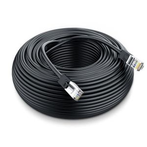 Mr. Tronic Vrac Câble Ethernet 100m, Bulk Reseau LAN Cable Ethernet Cat 6  Haut Debit pour