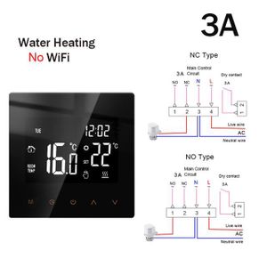 Achetez Wt203-wifi Tuya RF433 Thermostat Sans Fil Chauffage Électrique /  Chauffage à L'eau / Contrôle de L'application de Support de la Chaudière à  Gaz à Gaz de Chine