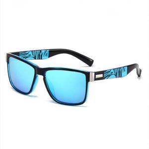 LUNETTES DE SOLEIL SHARPHY Lunettes de soleil homme polarisées cyclisme cadres à rayures sport conduire faire de la pêche bleu Anti-UV