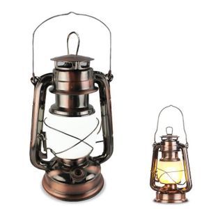 PHOTOPHORE - LANTERNE Lampe-Tempête à LED Effet Flamme Vacillante - Bron