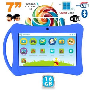 TABLETTE ENFANT Tablette Enfant 7 Pouces Android 5.1 Lollipop Blue