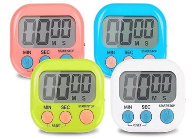 Zonopy Minuteur Numérique Magnétique - Grand écran LED, Compteur Pour Cuisine, Bureau, Salle De Classe Et Enfants