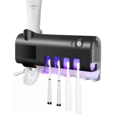 Porte-brosse à Dents Mural Sans Perçage MININUSI - Avec Distributeur Dentifrice - Colle Incluse