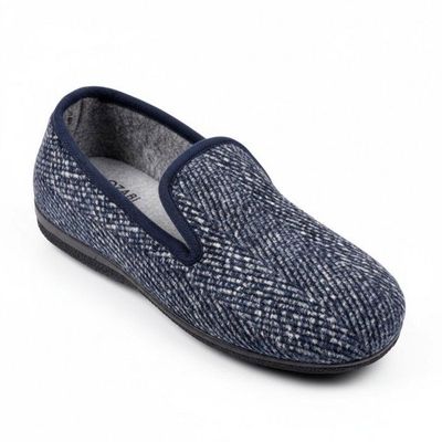 OZABI CHARENTAISE Pantofole Unisex PREMIUM Modello ZH22827 – Colore Marine, Taglia 40 – Calde, Imbottite, Lavabili In Lavatrice