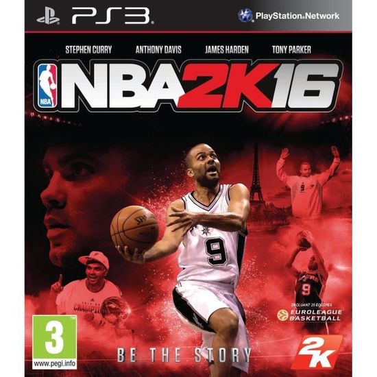 NBA 2K16 Jeu PS3 Cdiscount Jeux vidéo