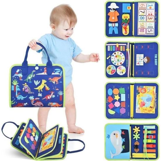 Cube d'Activité Bébé 8 en 1, Busy Board Jouet Montessori Âge 1 An, Jeux Montessori 1-2 Ans, Jouet de Voyage Bébé pour Avion - Jeux - Jouets Cube d'Activité Bébé 8 en 1, Busy Board Jouet Montessori Âge 1 An, Jeux Montessori 1-2 Ans, Jouet de Voyage Bébé pour Avion - Jeux - Jouets