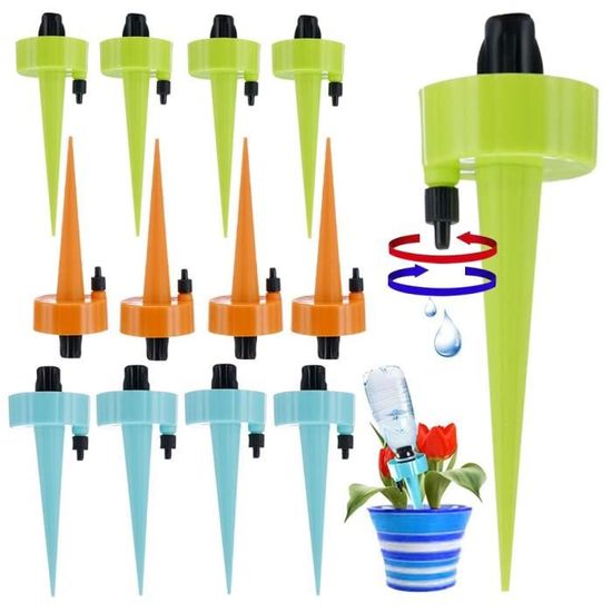 Kit Irrigation Goutte à Goutte Automatique 4 Pièces - Céramique, Pour Plantes D'intérieur Et Extérieur - 5