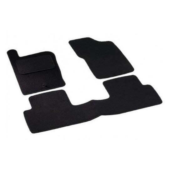 VW Tiguan à partir de 2007 sur mesure tapis de voiture noir avec bordure beige